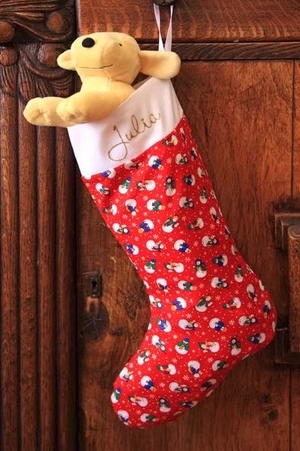 The Right Size Sew Christmas Stocking