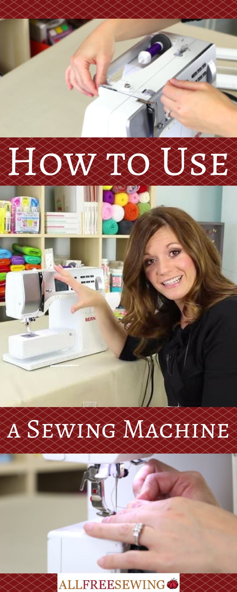 How to Use a Sewing Machine | AllFreeSewing.com