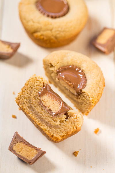 Muffin Tin Reeses Peanut Butter Cup Cookies