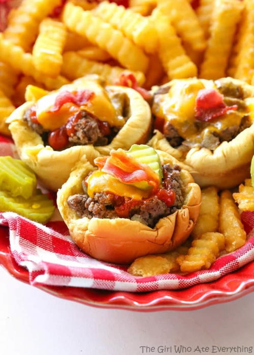 Fun Muffin Tin Cheeseburger Recipe