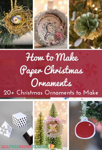 32 Christmas Paper Crafts | AllFreePaperCrafts.com