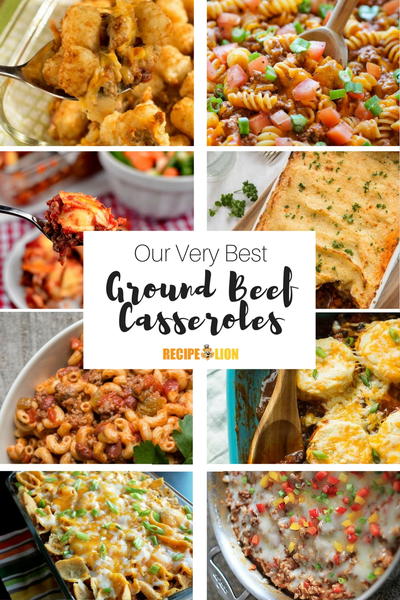 25 Ground Beef Casserole Recipes You'll Love | RecipeLion.com