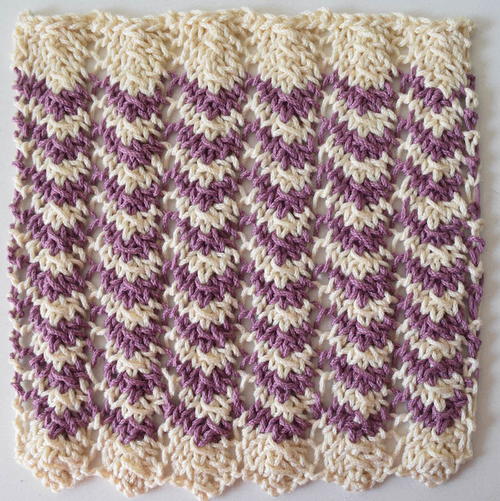 Easy Ripple Washcloth