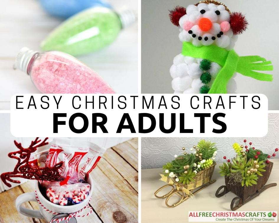 36 Really Easy Christmas Crafts for Adults 