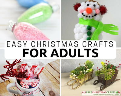 36 Really Easy Christmas Crafts for Adults