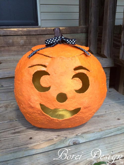 DIY Craft Tutorial: How To Make Paper Mache Jack O' Lanterns