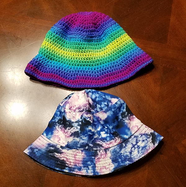 Crochet Pattern: Tie-Dye Hat