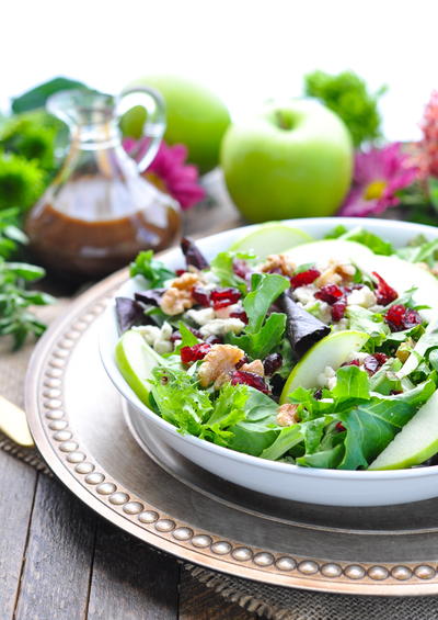 Fall's Best Tossed Salad with Apple Butter Vinaigrette