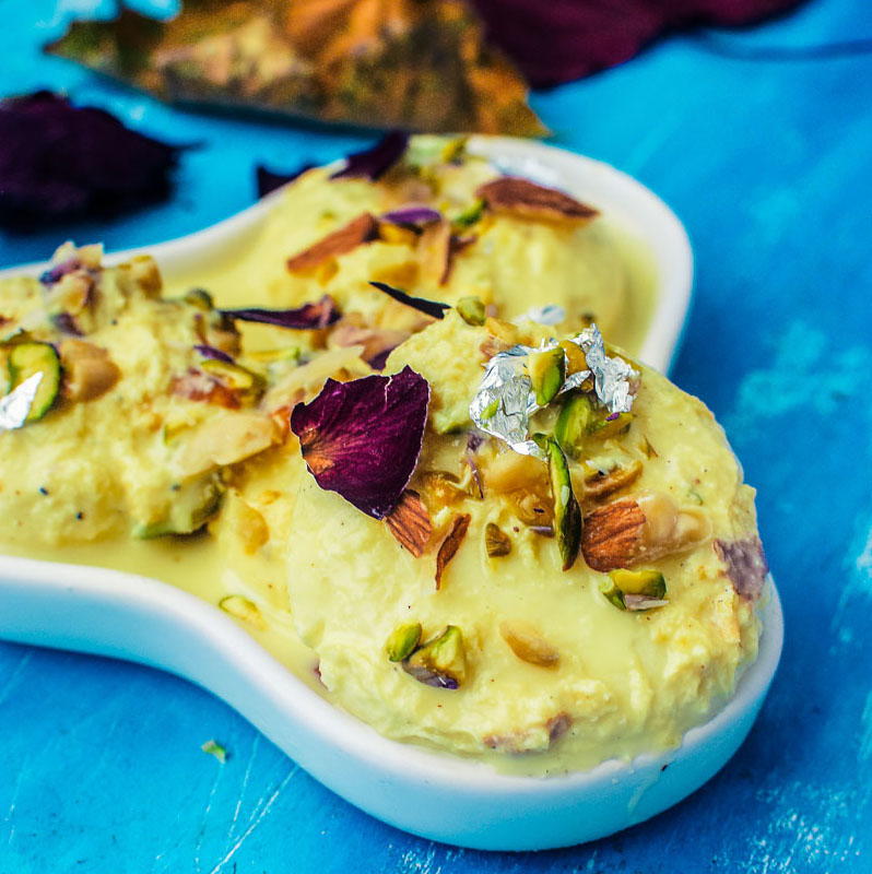 Homemade Soft Rasmalai | RecipeLion.com