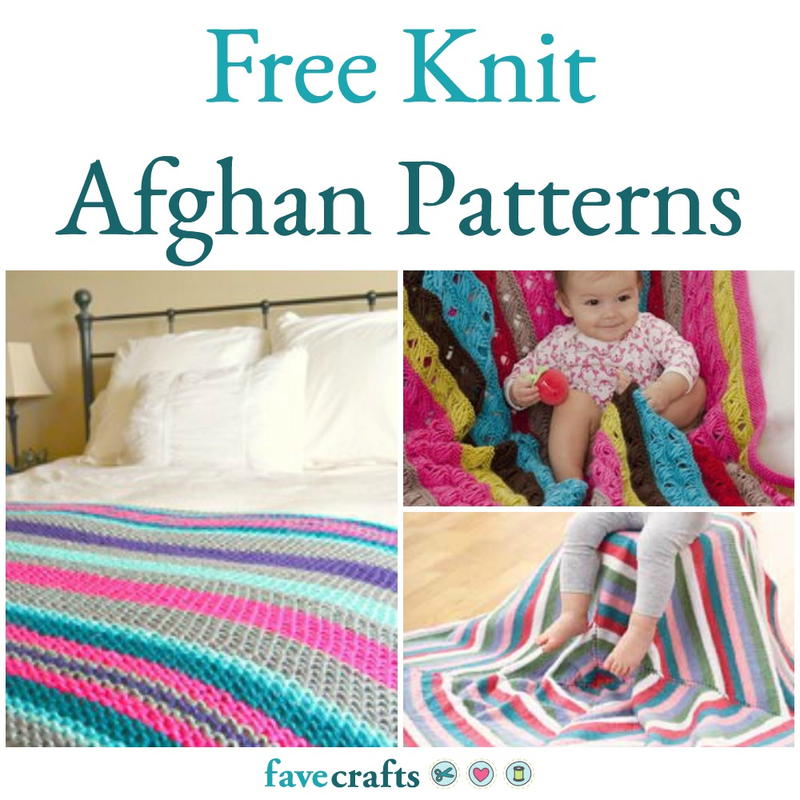 33 Free Knit Afghan Patterns | FaveCrafts.com