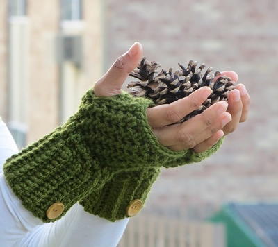Brooklyn Crochet Fingerless Gloves