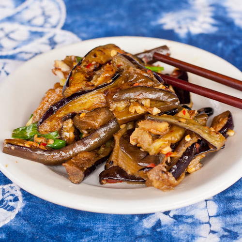 Garlic and Chili Chinese Eggplant