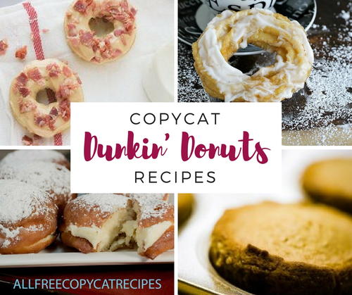 Copycat Dunkin Donuts Recipes