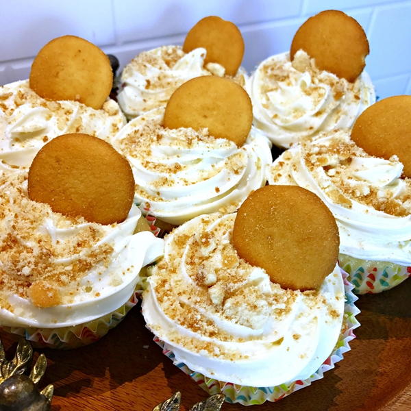 Banana Pudding Cupcakes