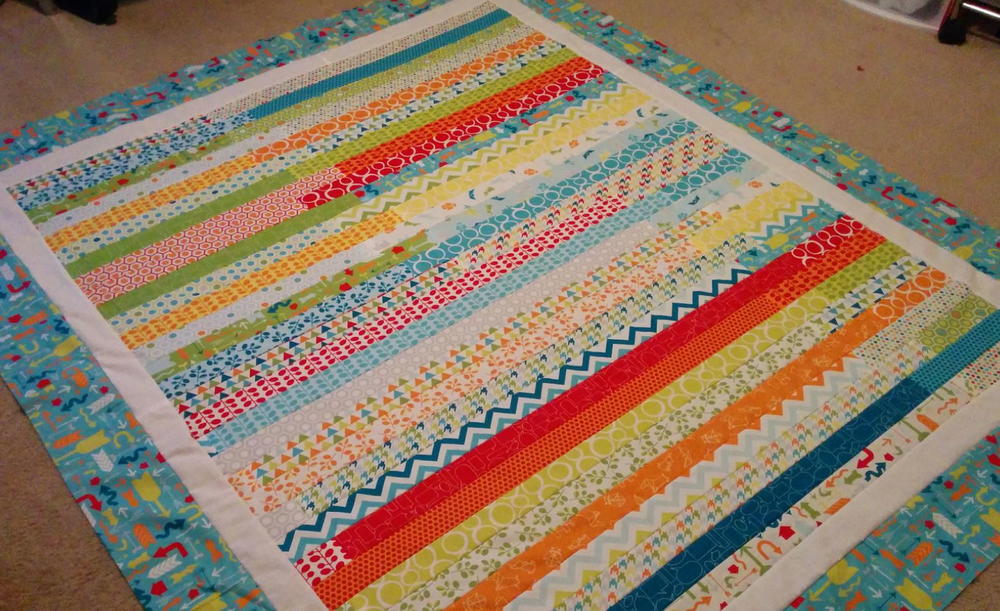 Mixed Bag Jelly Roll Race Quilt FaveQuilts com Mixed Bag Jelly Roll Race Quilt FaveQuilts com