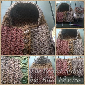 Ginger Spice Hooded Cowl