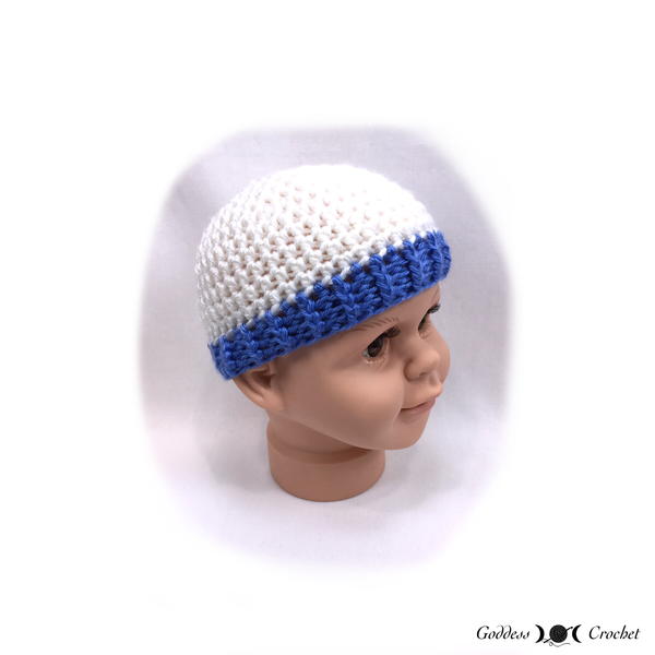 Ribbed Brim Baby Beanie