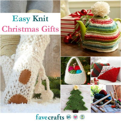 36 Easy Knit Christmas Gifts Favecrafts Com