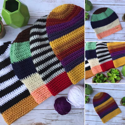 Slouchy Beanie – Crochet Hat Tutorial 