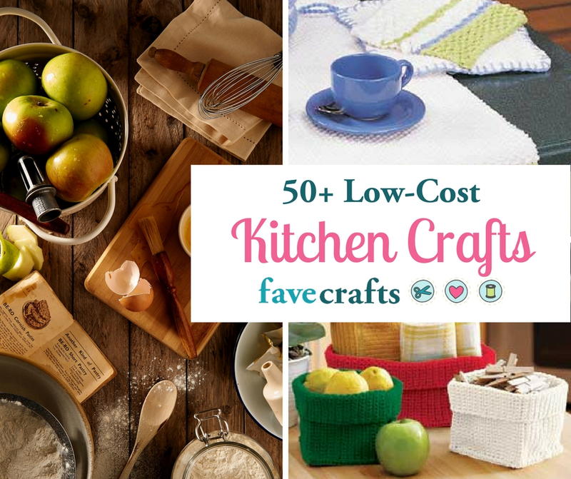50+ LowCost Kitchen Crafts