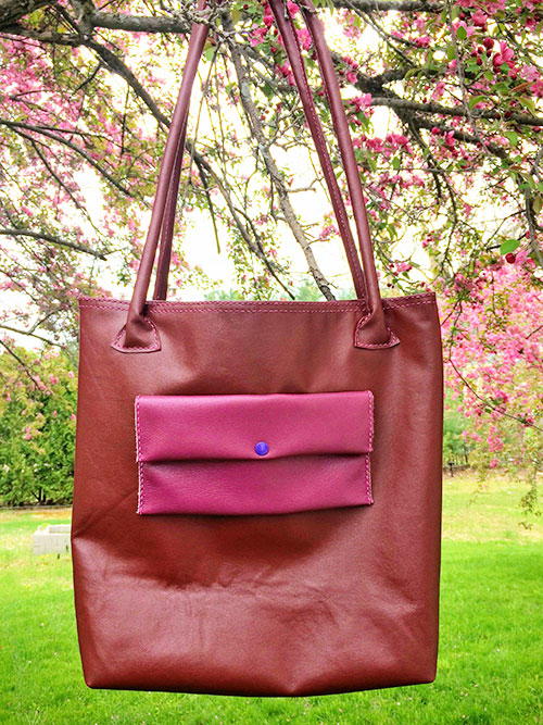 Stylish Leather Tote Bag