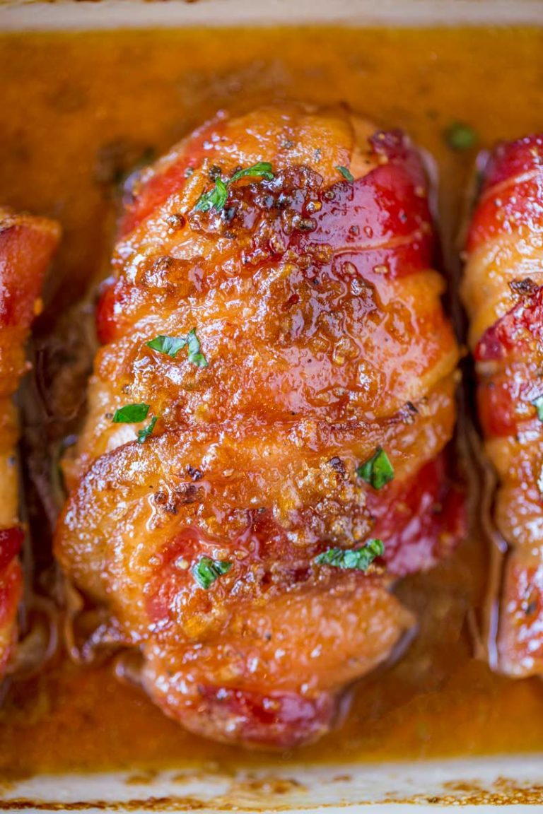 Bacon Brown Sugar Garlic Chicken | FaveSouthernRecipes.com
