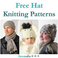 Double Knit Hat With Earflaps Favecrafts Com Double Knit Hat With Earflaps Favecrafts Com