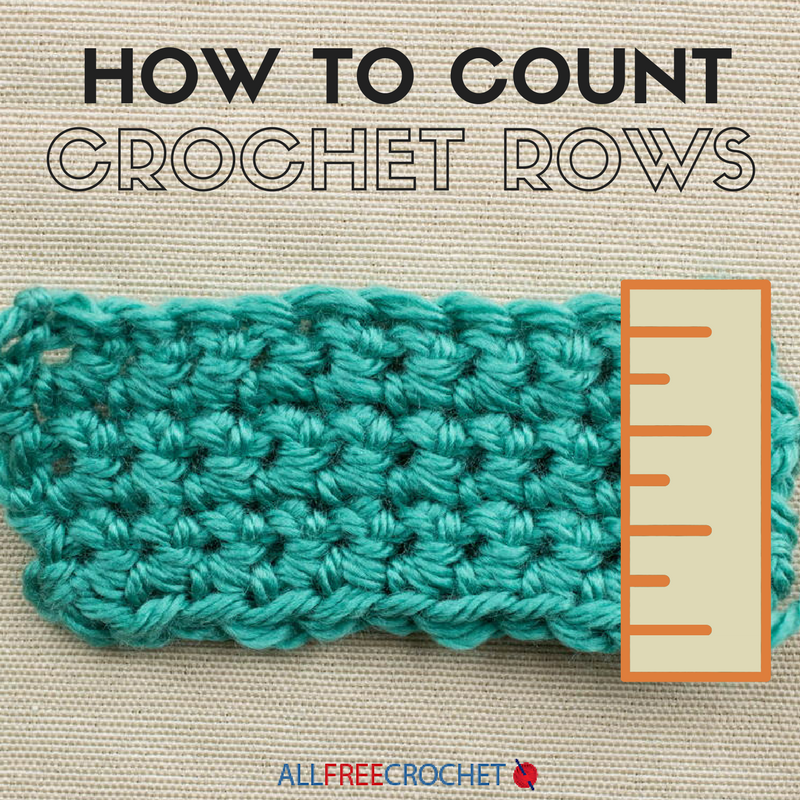 How to Count Crochet Rows