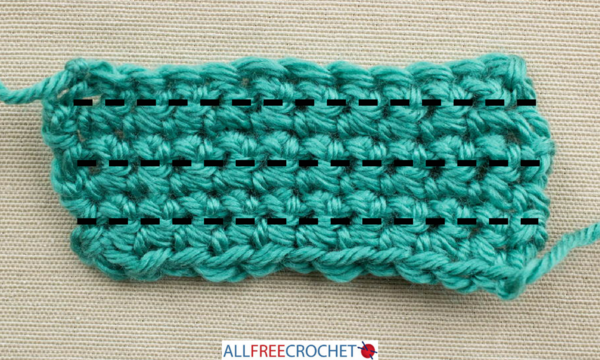 How to Count Crochet Rows - Single Crochet