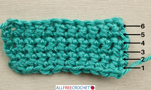Crochet Code Rows Code How to Count Crochet Rows | AllFreeCrochet.com