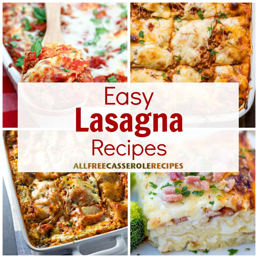 17 Easy Lasagna Recipes | AllFreeCasseroleRecipes.com