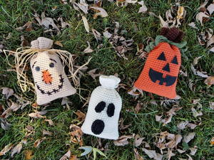 Crochet Halloween Bag Trio