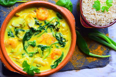 Healthy Seafood Curry
