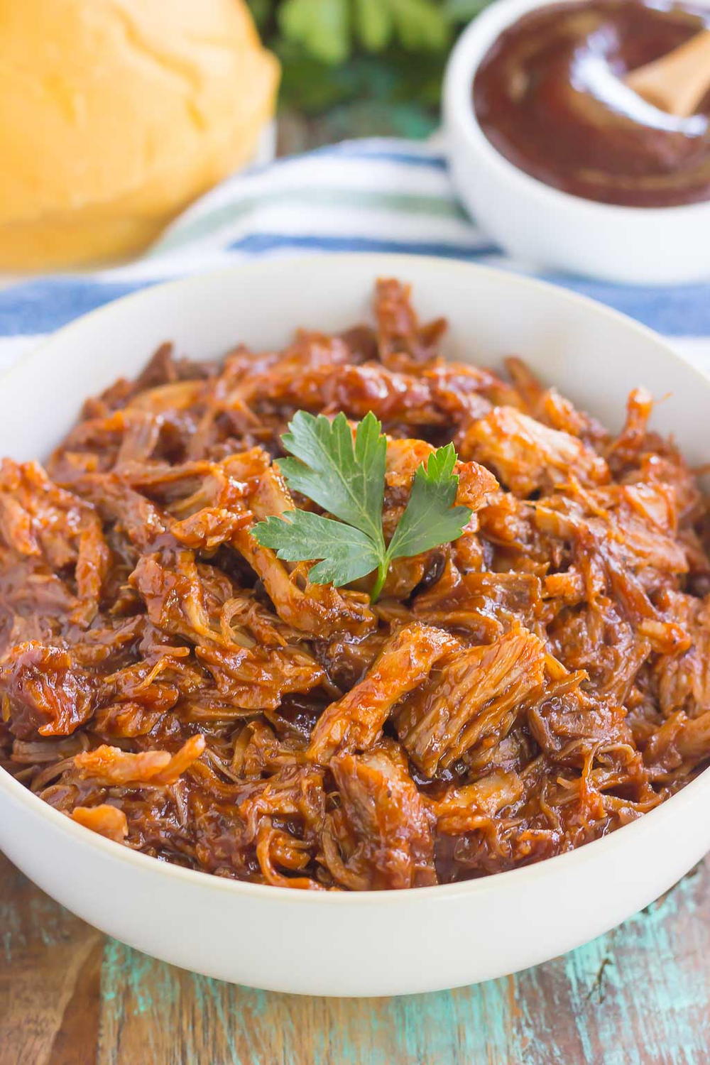 Easy Slow Cooker Barbecue Pulled Pork | FaveSouthernRecipes.com