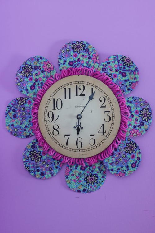 Pretty Petals DIY Wall Clock