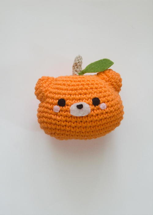 Crochet Pumpkin Patch Bear