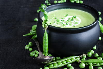 Green Peas Cream Soup