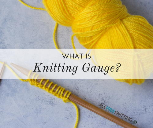 What Is Knitting Gauge