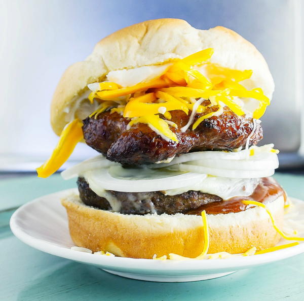 The Black and Gold Burger: Steelers Fan Burger