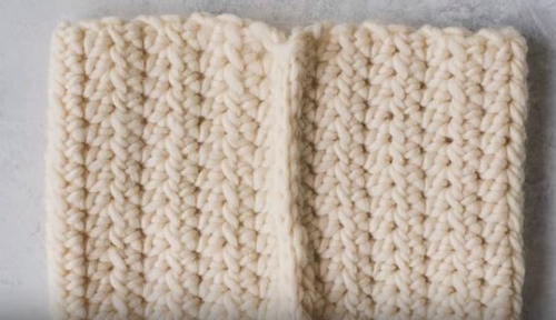 How to Join Ends of a Scarf with Slipped Stitches