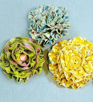 Tattered Flowers for Embellishment