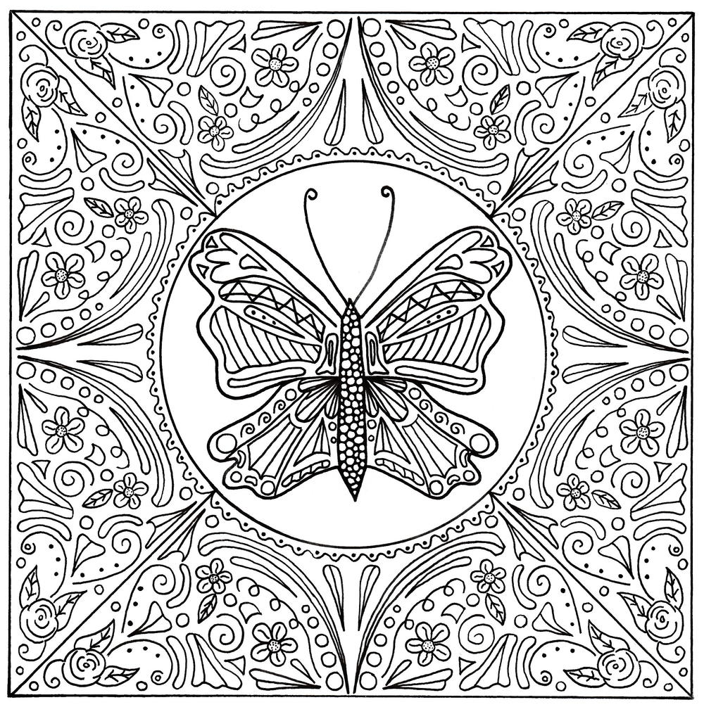 Butterfly-Lace-Mandala-Adult-Coloring-Page-|-FaveCrafts.com