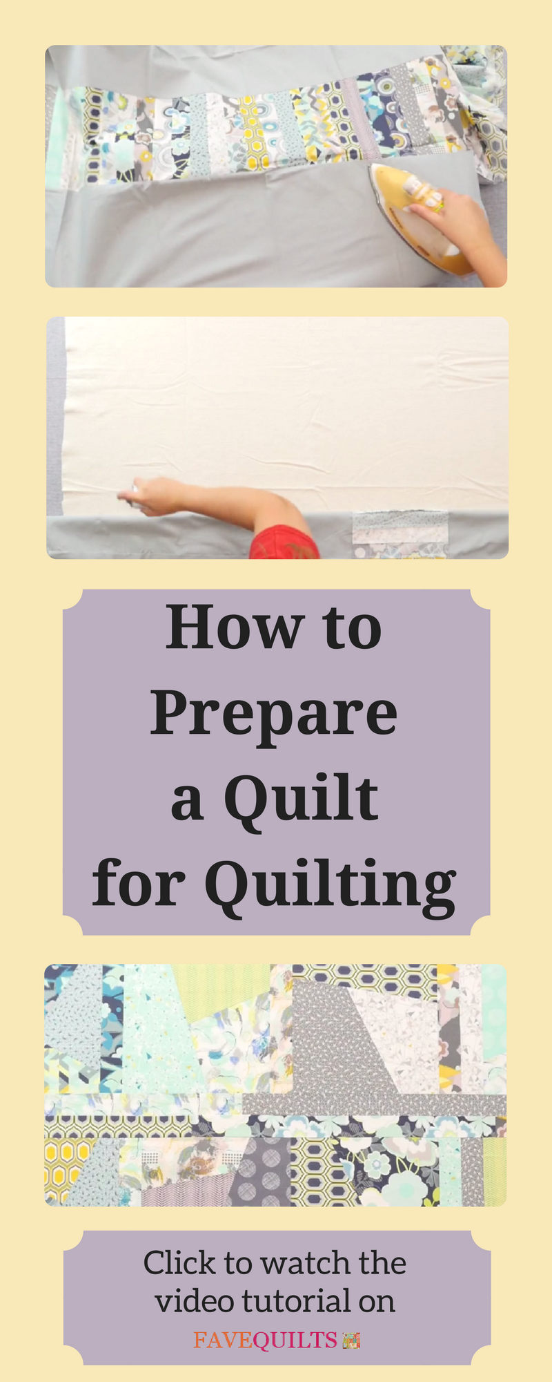 How to Prepare a Quilt for Quilting | FaveQuilts.com