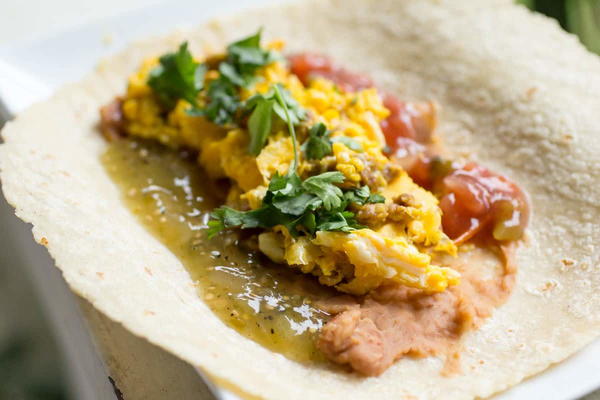 Chorizo Breakfast Tacos