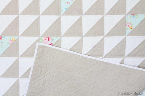 A Farmhouse Inspired Neutral Quilt