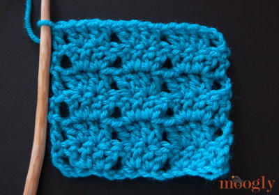 Twin V-Stitch Crochet Tutorial