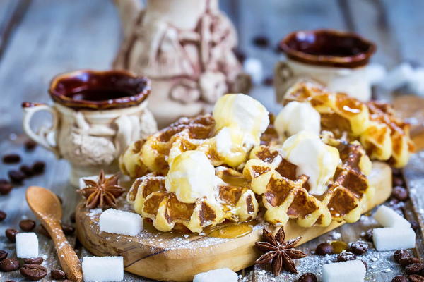 Healthy Sugar Free Waffles