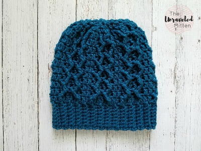 Honeycomb Cabled Beanie