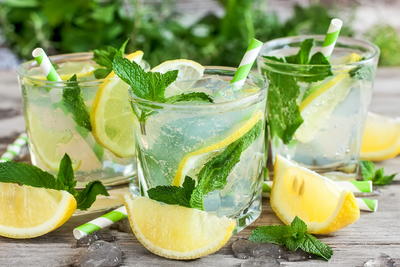 Refreshing Homemade Mint Lemonade