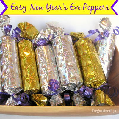 Thrifty and Easy New Year's Eve Poppers